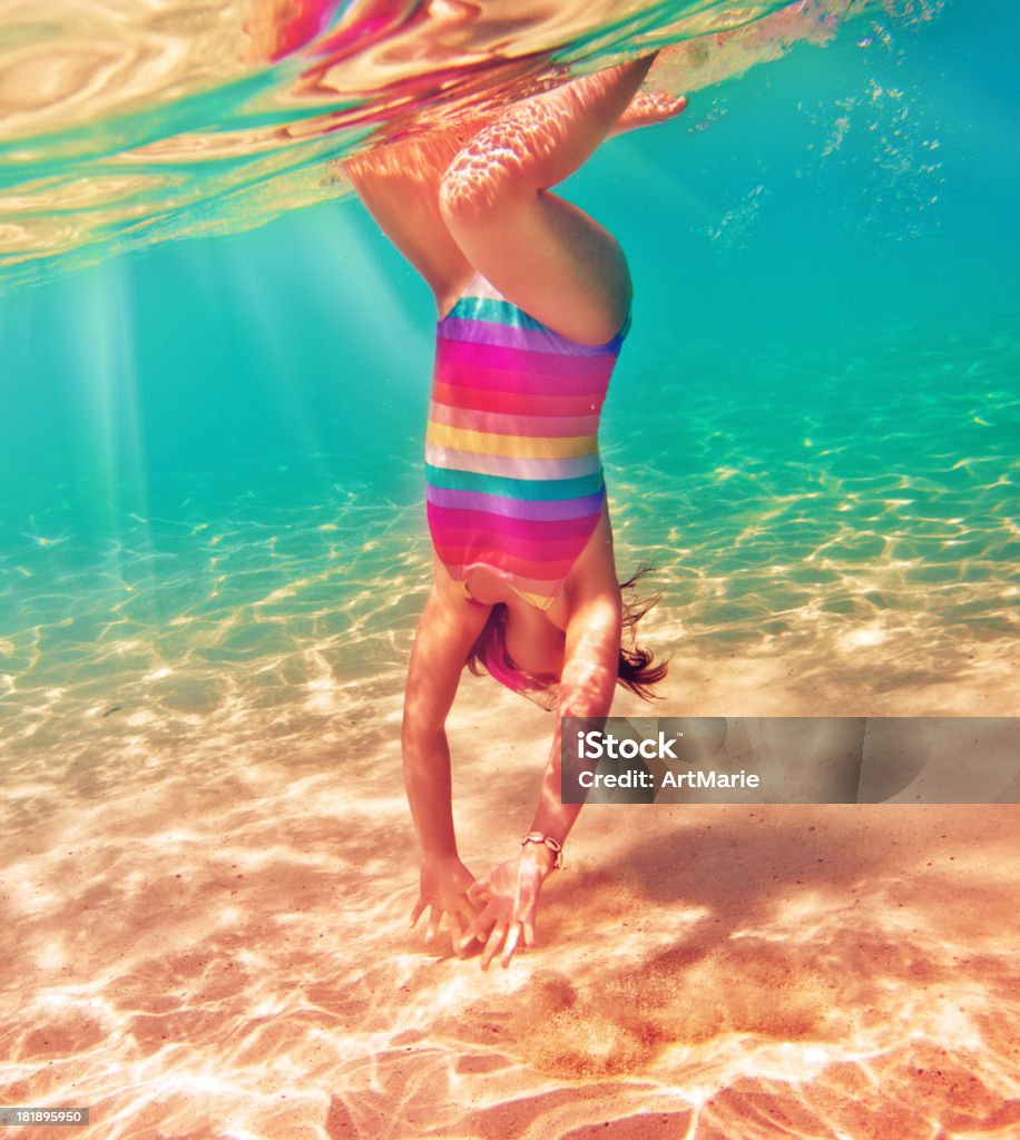 Schnorcheln die Unterwasserwelt - Lizenzfrei Mädchen Stock-Foto