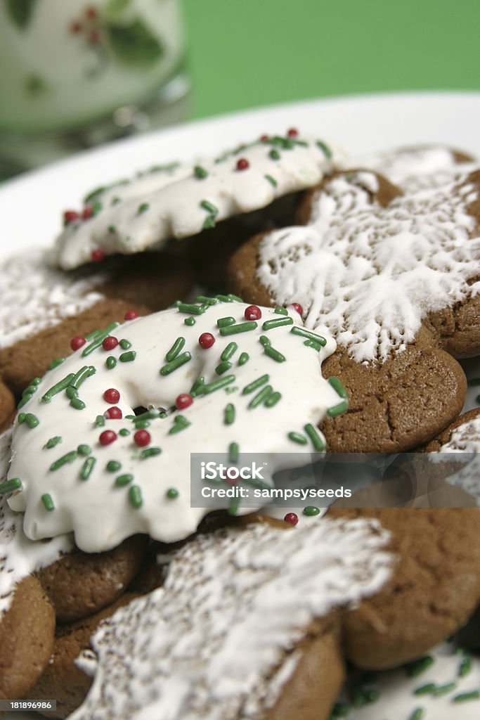 Lait et biscuits de Noël - Photo de Alimentation lourde libre de droits