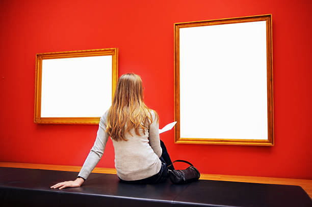 istock Woman Sitting In Museum 181897252