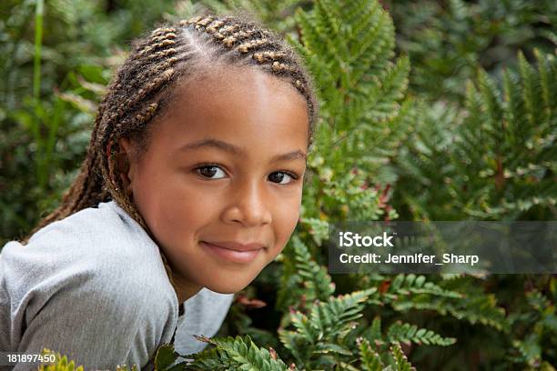 Beautiful African American 6 Year Old Stock Photo - Download Image Now - Cornrow Braids, African Ethnicity, African-American Ethnicity