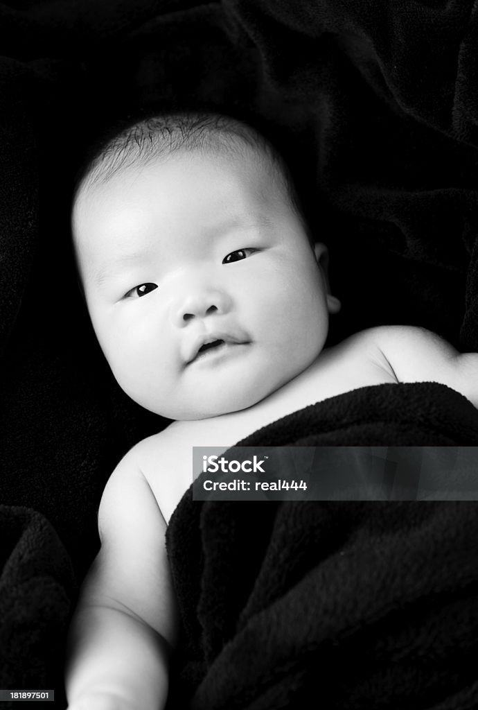 Carino bambino asiatico - Foto stock royalty-free di 0-1 Mese