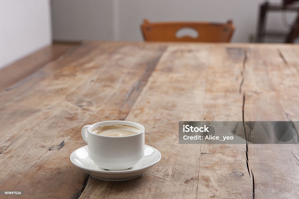 Café plana blanca - Foto de stock de Bebida libre de derechos