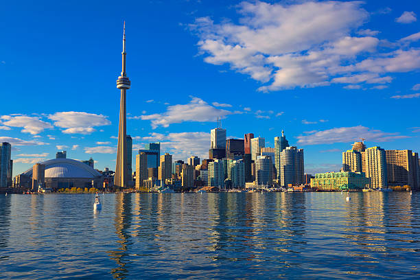 Sunset over Toronto, Ontario