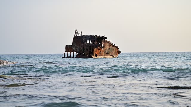 Beautiful old shipwreck