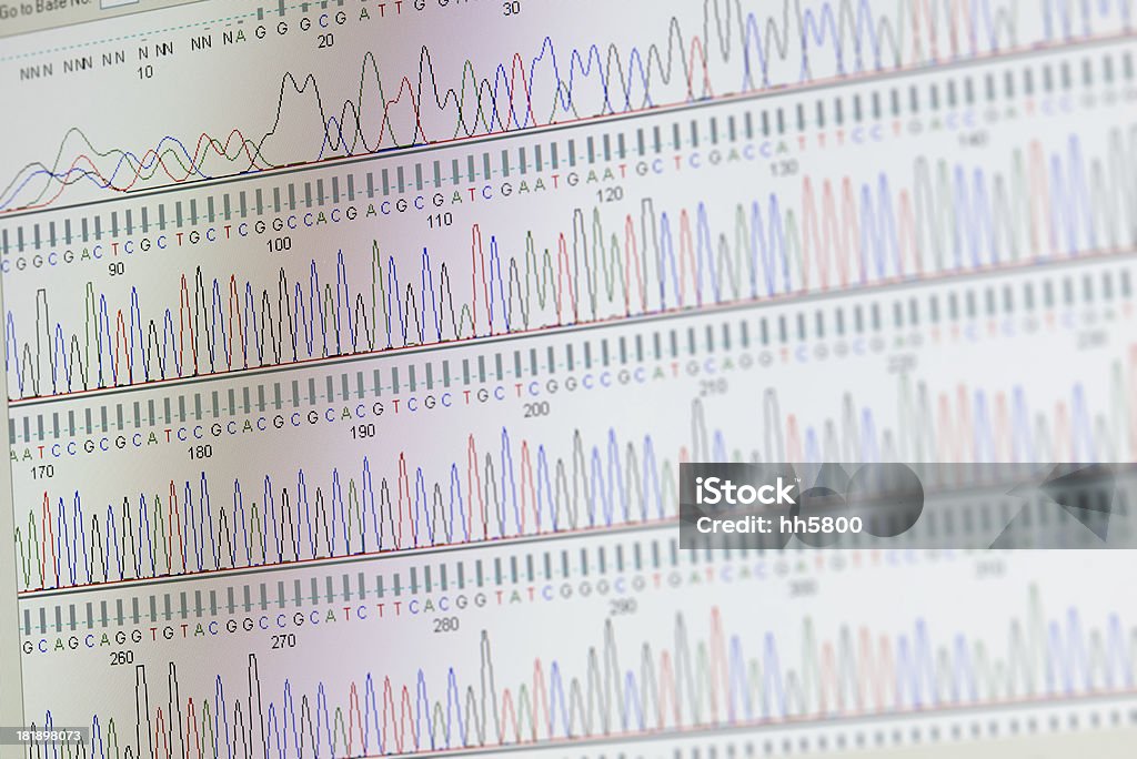 DNA-Sequence - Lizenzfrei DNA Stock-Foto