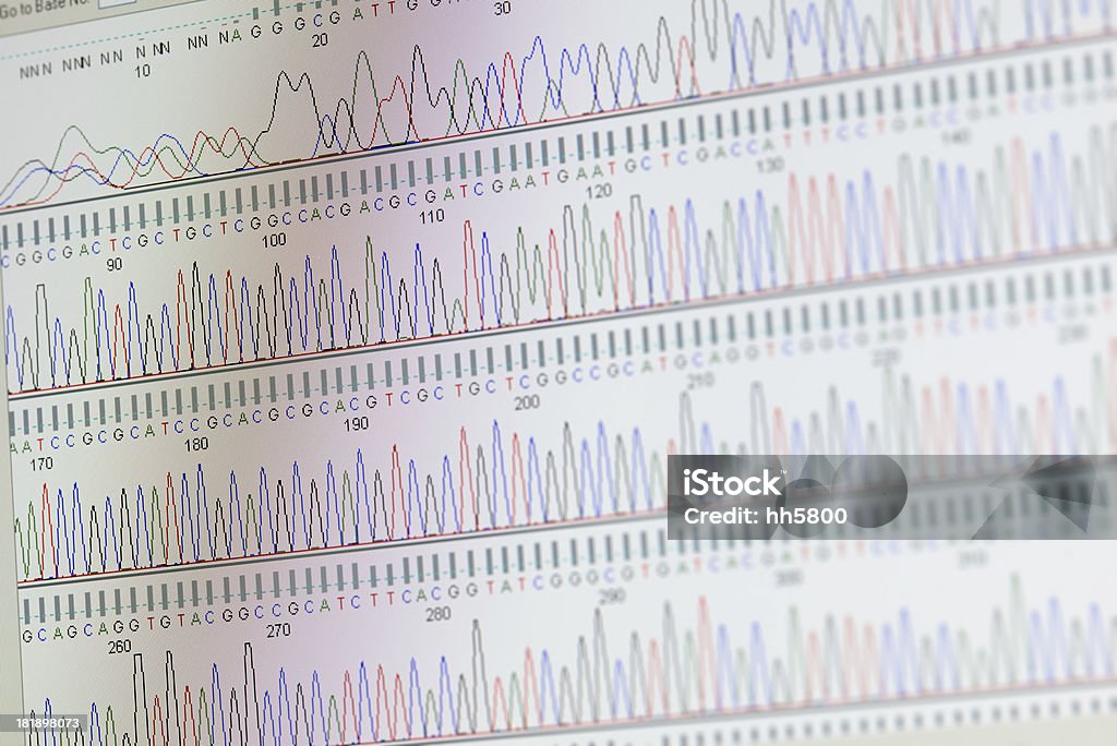 DNA 염기서열 - 로열티 프리 DNA 스톡 사진