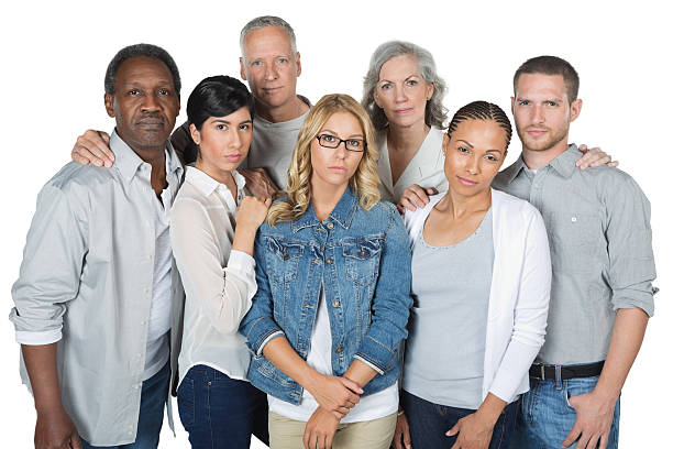 istock Serious diverse group of adults; studio shot 181898179