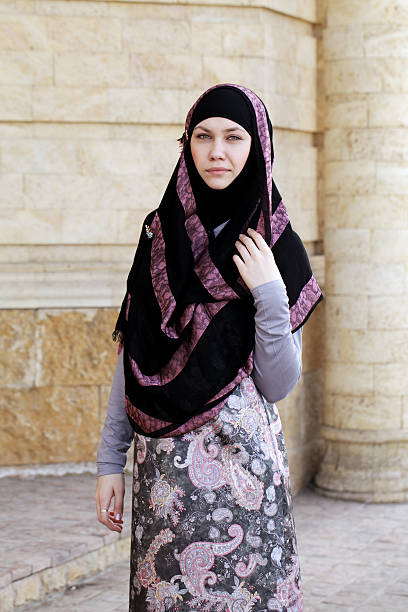 istock young woman in Muslim clothes 181898332