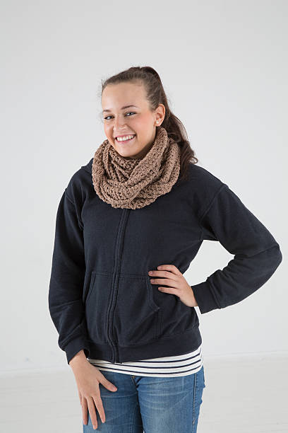 istock Young woman with sports jacket 181898559