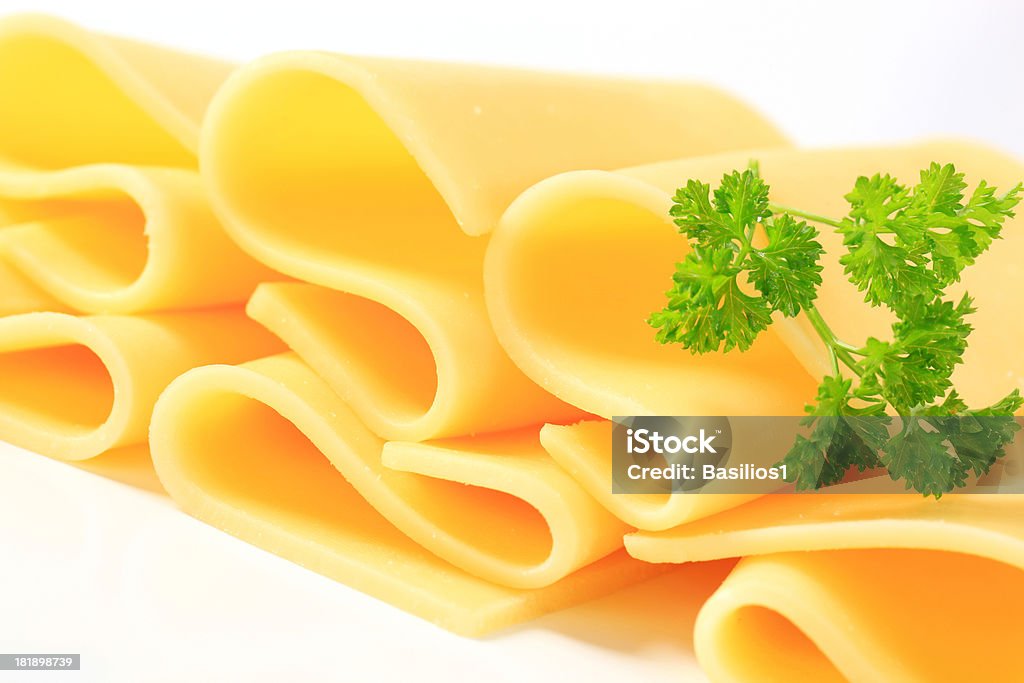 Fatias de queijo - Foto de stock de Amarelo royalty-free