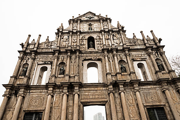 istock ruins of st paul, macau 181898842