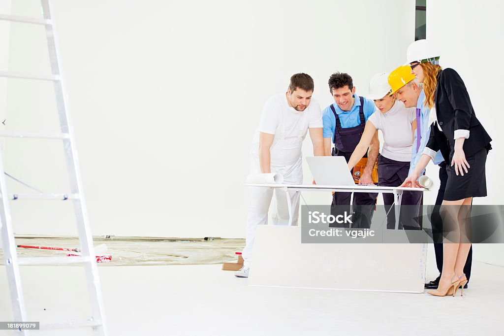 Team von Architekten auf der Baustelle - Lizenzfrei 25-29 Jahre Stock-Foto