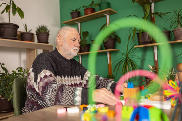 istock Lonely man with dementia 1818992439