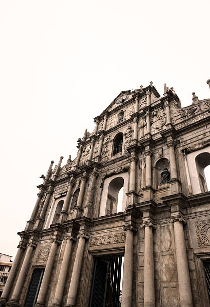 istock ruins of st paul, macau 181899304