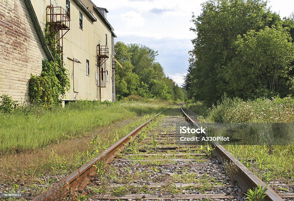 Abondoned ligne de chemin de fer - Photo de A l'abandon libre de droits