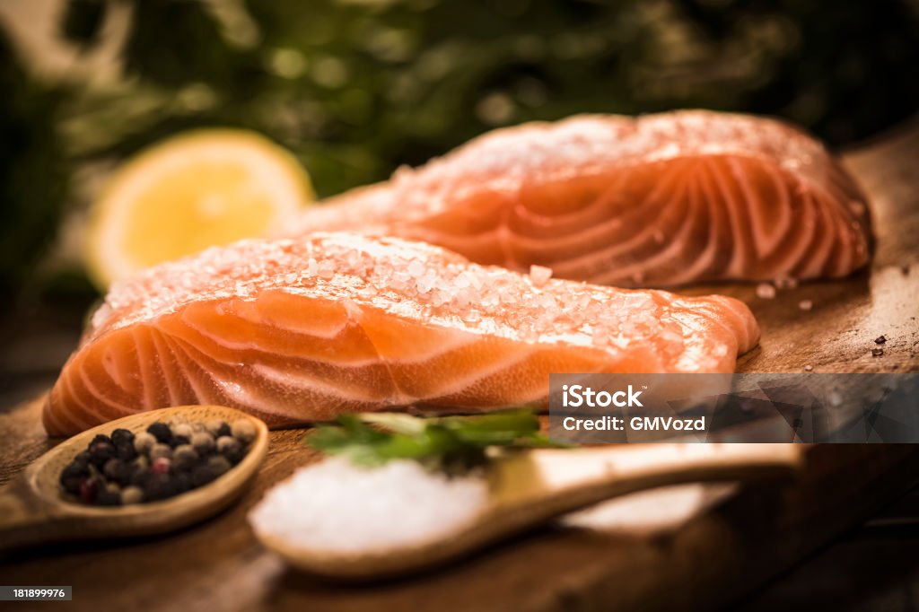 Salmão - Royalty-free Captura de Peixe Foto de stock