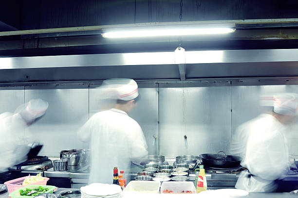 istock motion chefs of a restaurant kitchen 181900005