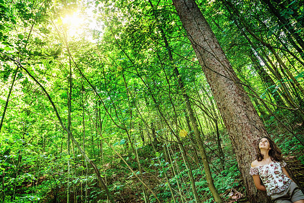 istock Girl in the Forest 181901308