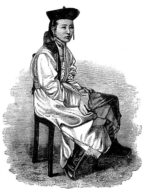 20+ Drawing Of The Mongolian Women Stock Illustrations, Royalty