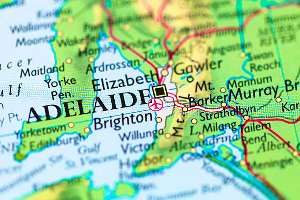 istock Map of Adelaide, Australia 181902162