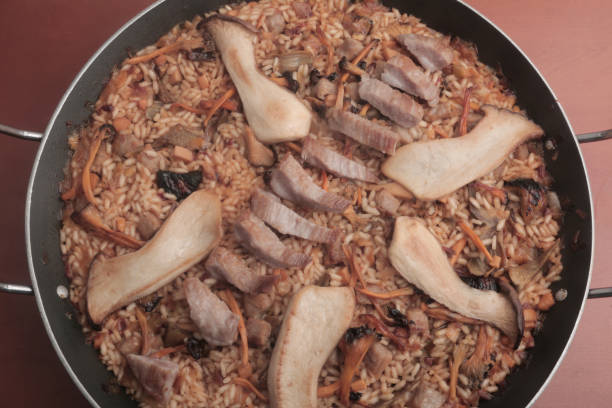 istock pork and musshrooms spanish food 1819027438