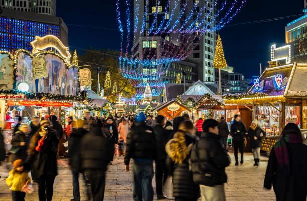istock Christmas Market in Berlin, long exposure 1819085557