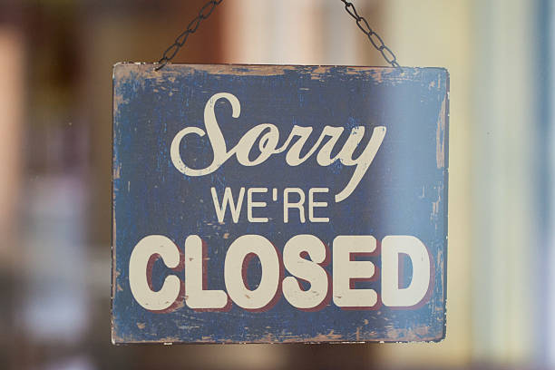 istock Business with Closed Sign 181909575