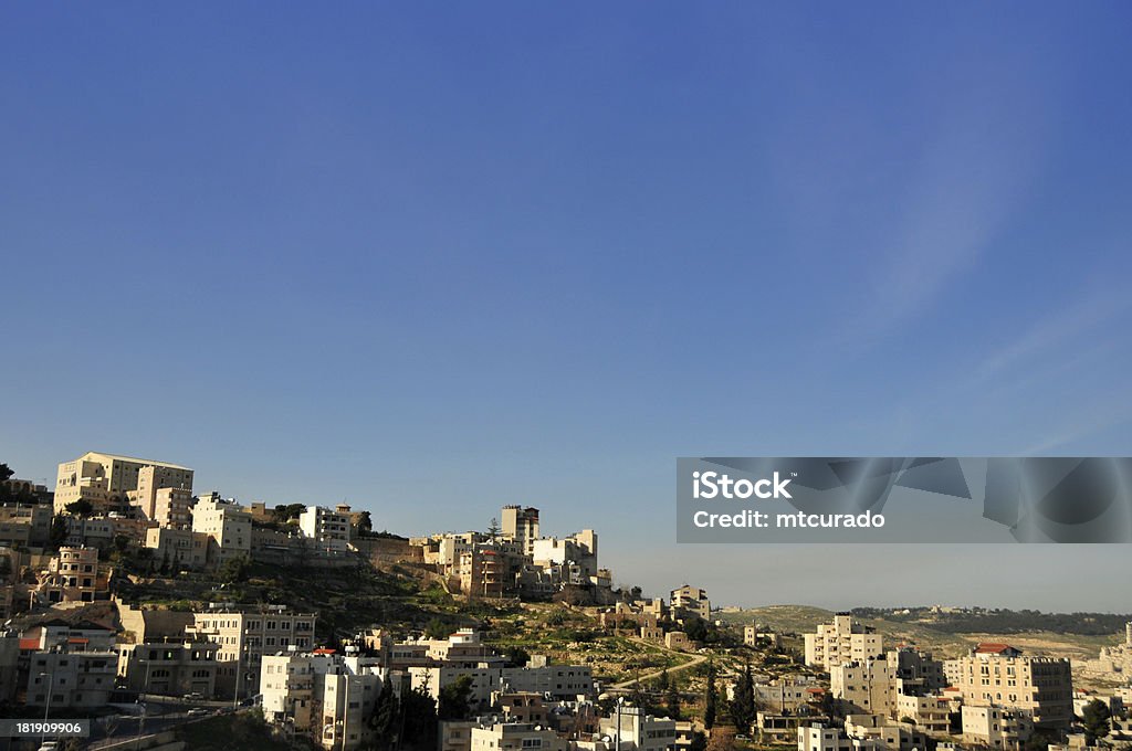 Belém, Cisjordânia, na Palestina: Horizonte urbano - Royalty-free Encosta Foto de stock