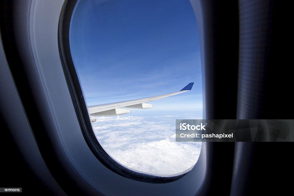 항공기 날개 - 로열티 프리 0명 스톡 사진