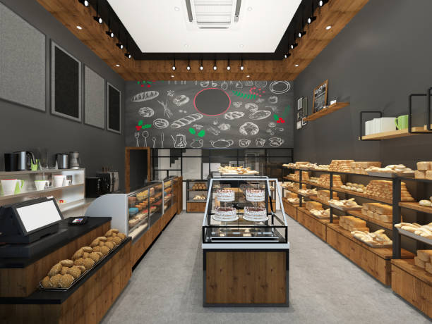istock Bakery and coffee shop interior 1819103962
