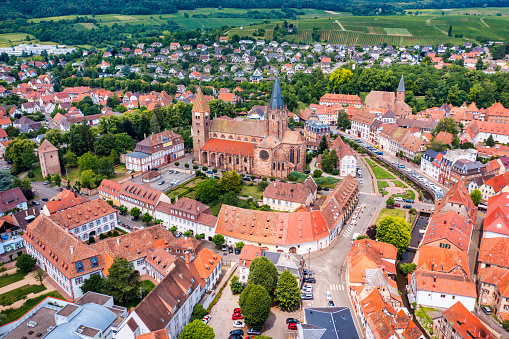 Wissembourg (WeiÃenburg) town in Alsace area, France. Historic Center of Wissembourg, Alsace, France. The picturesque city of Wissembourg in Bas Rhin, Alsace, France.