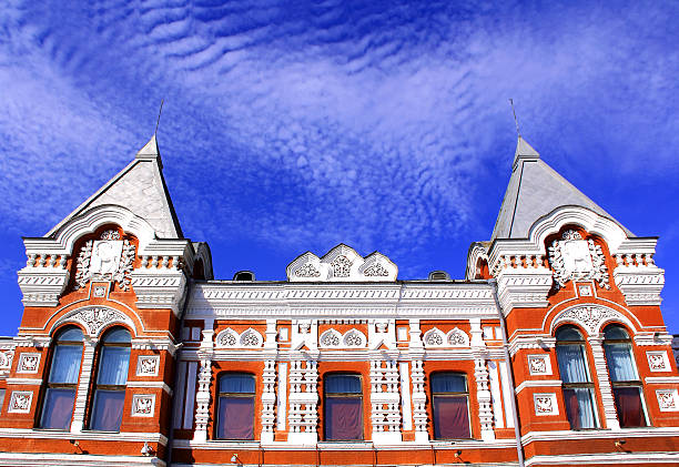 istock Landscape with historic theatre and blue sky 181910792