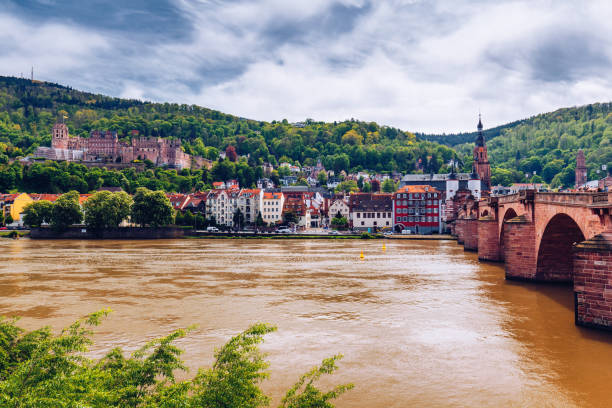 istock Old Neckar bridge and Heidelberg city, Germany 1819117774