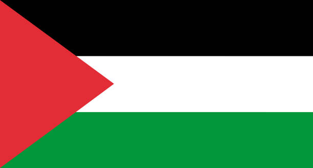 istock Flag of Palestine. Palestine flag in desing shape 1819127066