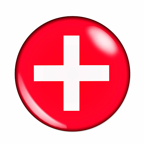 istock Button flag of Switzerland 181916367