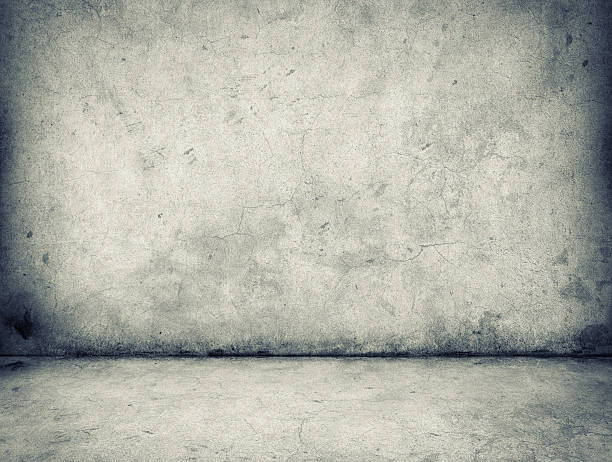 istock Gray concrete wall and floor background 181921196