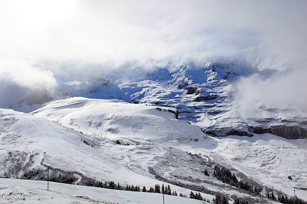 istock Alpine Alps mountain landscape at Jungfraujoch 181926040