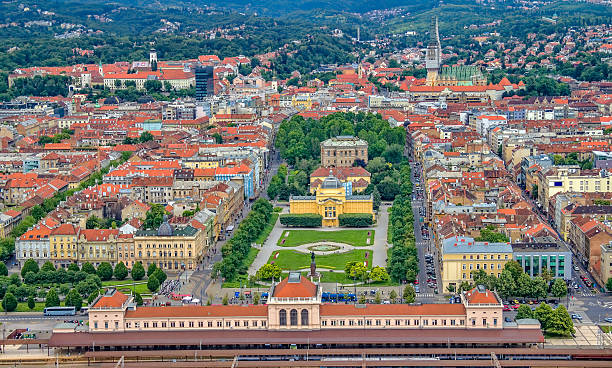 istock Art pavillion in Zagreb. Croatia 181926589