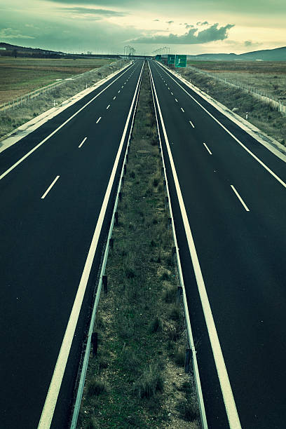 istock Vintage photo. Highway road 181929227