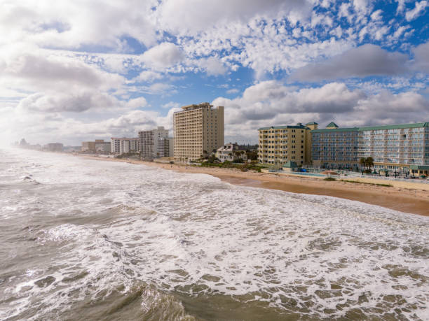 istock Aerial drone photo Ormond Beach Florida USA 1819297450