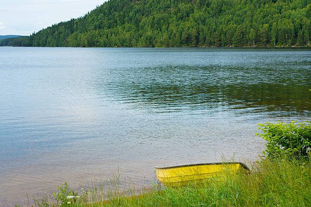 istock Boat at lake in sweden 181931762