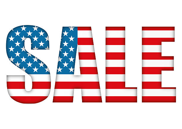 istock USA flag sale 181933498