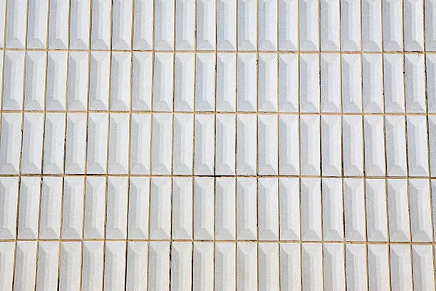 Photo of white ceramic tile wall
