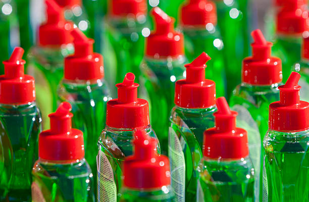 istock Many Bottels Green Abstergent 181934993