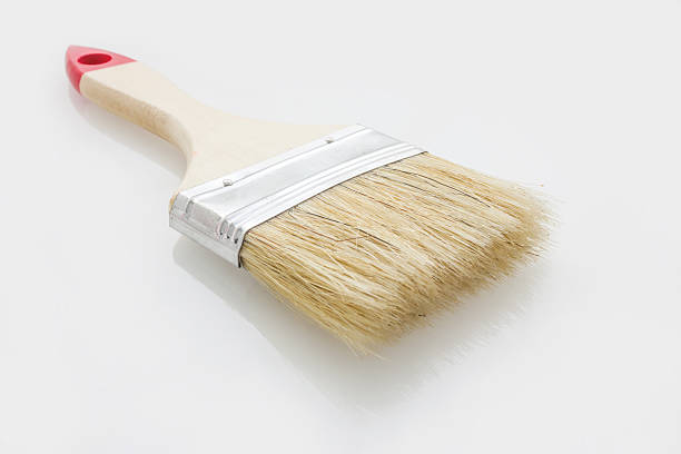 istock Paint brush isolated on a white background 181935046