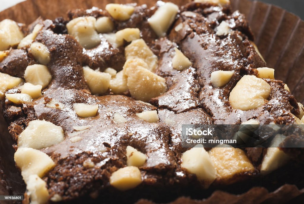 Brownies al cioccolato - Foto stock royalty-free di Appoggiarsi