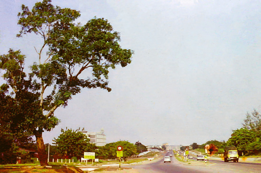A road on the outskirts of Accra, Ghana, c.1959