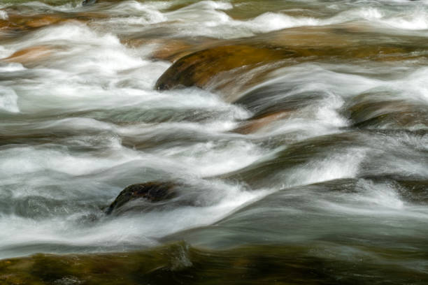 istock Water cascade at Little Pigeon River 1819406427