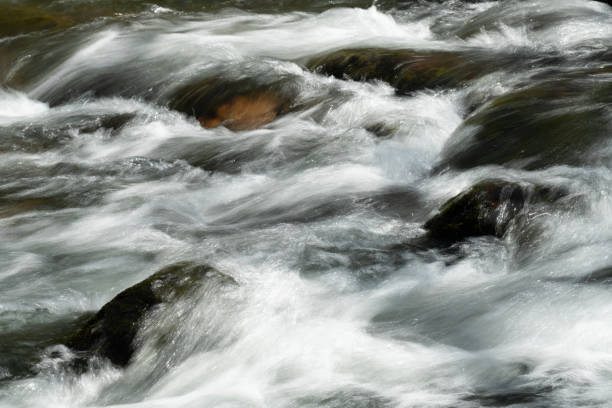 istock Water cascade at Little Pigeon River 1819406973