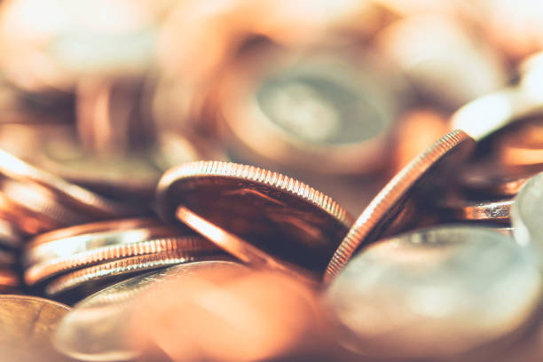 istock A collection of coins as a background 1819441841